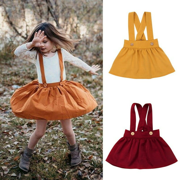 Fineser Infant Toddler Kids Baby Girl Cartoon Animals Ruched Suspender Skirt Overalls Skirt Outfits Clothes 0-4Y 
